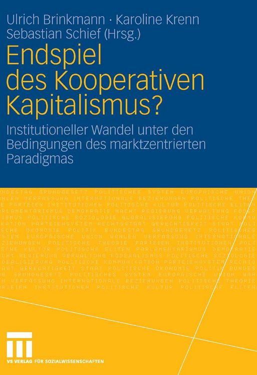 Produktbild: Endspiel des Kooperativen Kapitalismus?