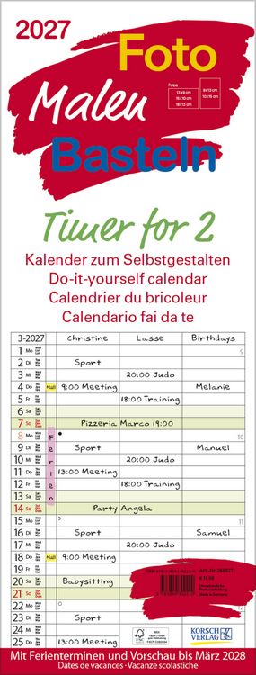 Produktbild: Foto-Malen-Basteln Timer for 2 2027
