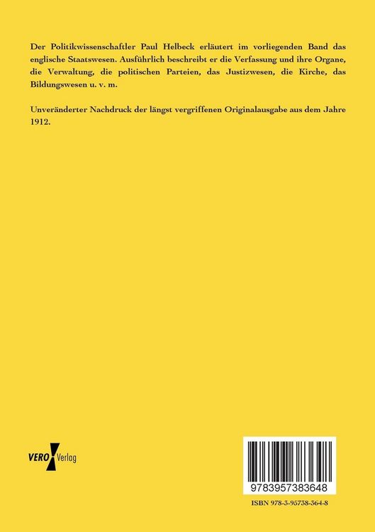 Produktbild: Wie das englische Volk sich selbst regiert