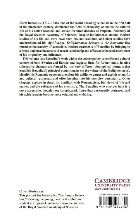 Produktbild: Enlightenment Science in the Romantic Era