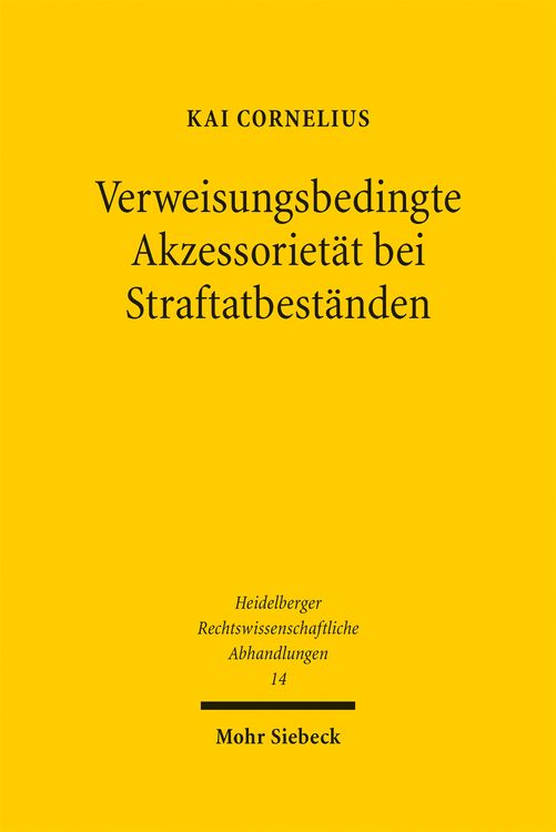 Produktbild: Verweisungsbedingte Akzessoriet&auml;t bei Straftatbest&auml;nden