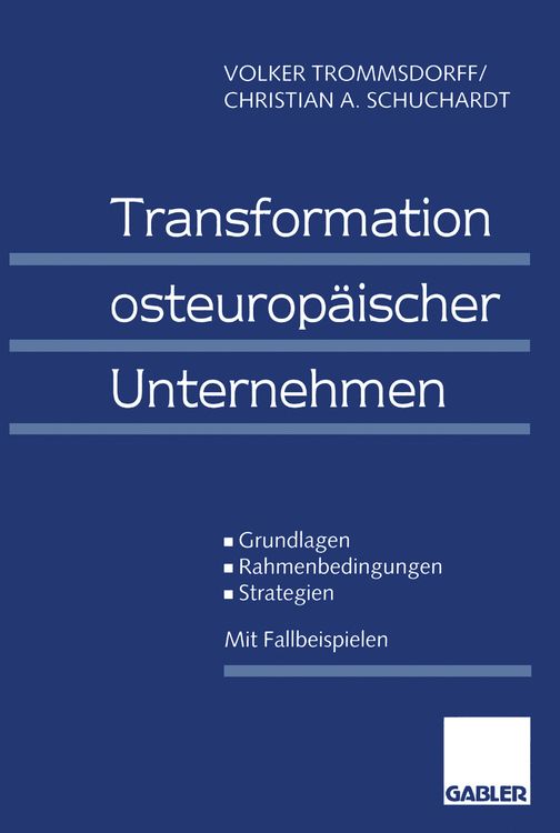 Produktbild: Transformation osteurop&auml;ischer Unternehmen