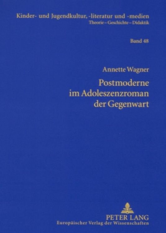 Produktbild: Postmoderne im Adoleszenzroman der Gegenwart