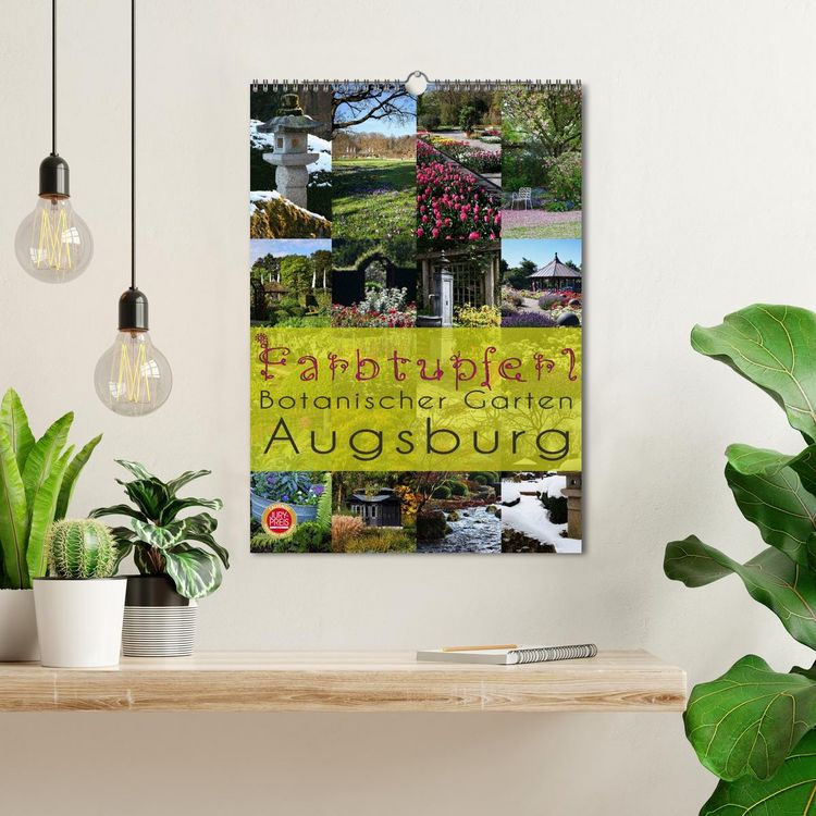 Produktbild: Farbtupferl - Botanischer Garten Augsburg (Wandkalender 2026 DIN A3 hoch), CALVENDO Monatskalender