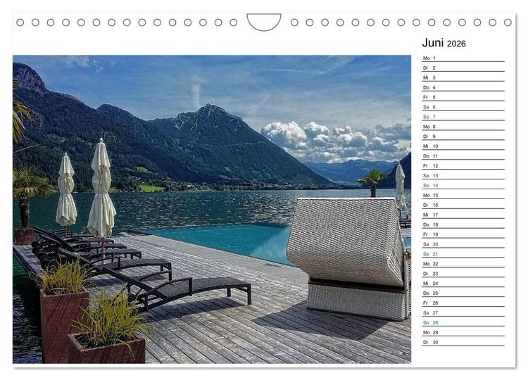 Produktbild: Pertisau am Achensee (Wandkalender 2026 DIN A4 quer), CALVENDO Monatskalender
