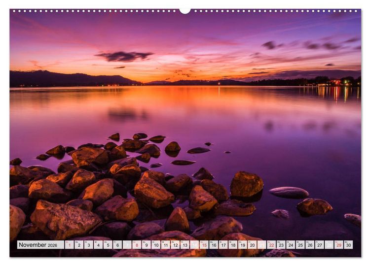 Produktbild: Auszeit Bodensee (hochwertiger Premium Wandkalender 2026 DIN A2 quer), Kunstdruck in Hochglanz