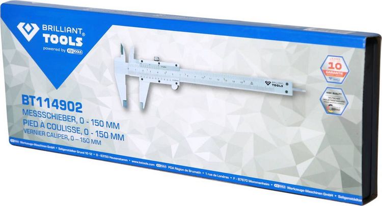 Produktbild: Brilliant Tools BT114902 BT114902 Taschenmessschieber