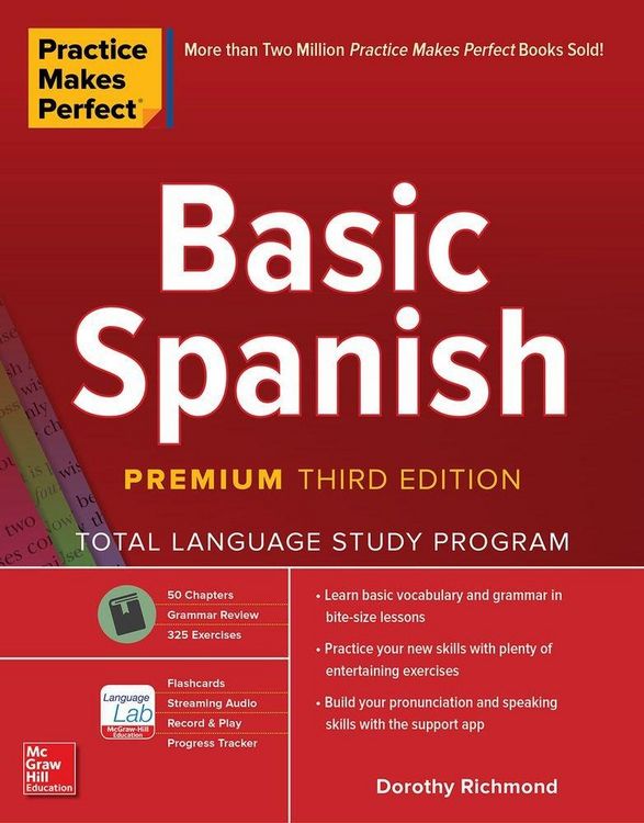 Produktbild: Practice Makes Perfect: Basic Spanish, Premium Third Edition