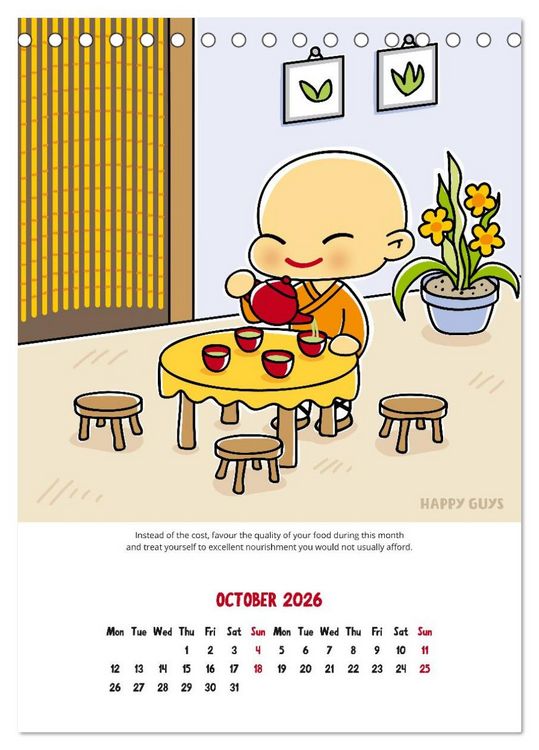 Produktbild: Mindfulness 2026 (Desk Calendar 2026 DIN A5 portrait), CALVENDO 12 Month DeskCalendar