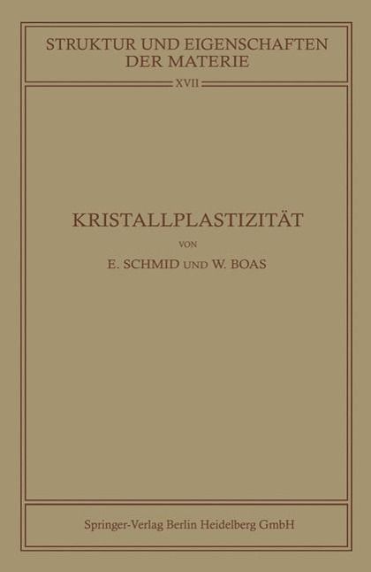 Produktbild: Kristallplastizit&auml;t