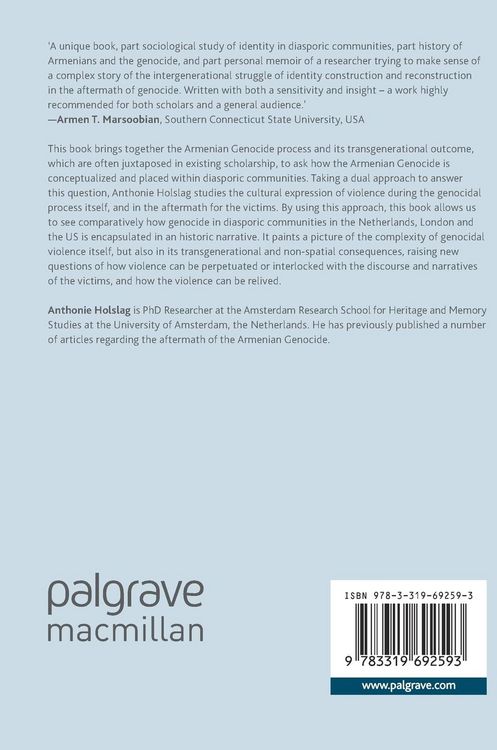 Produktbild: The Transgenerational Consequences of the Armenian Genocide