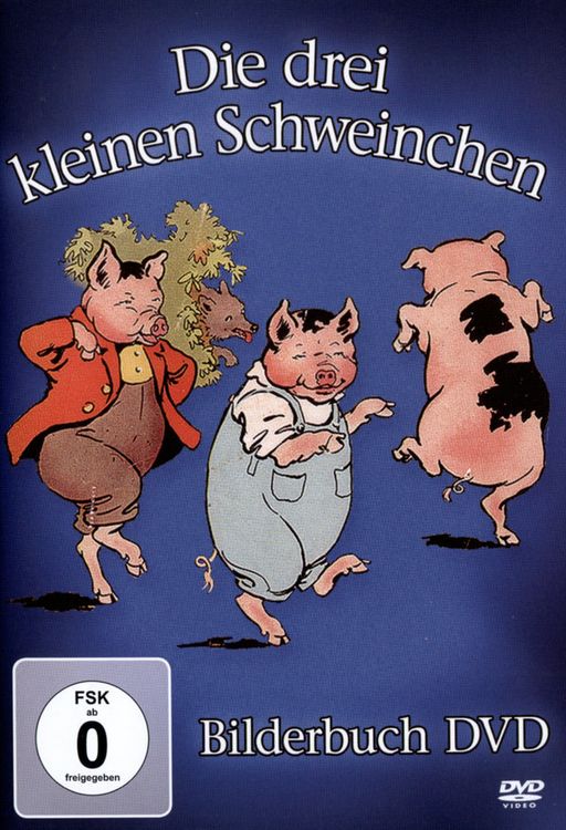Produktbild: Die drei kleinen Schweinchen (Bilderbuch-DVD)