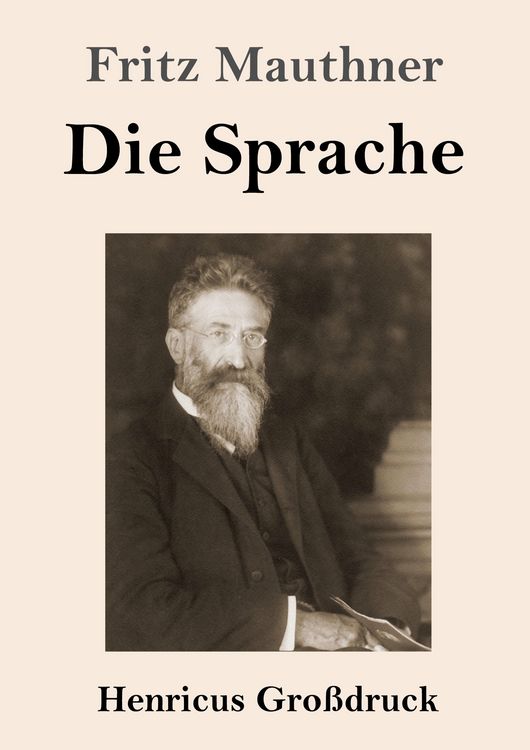 Produktbild: Die Sprache (Gro&szlig;druck)