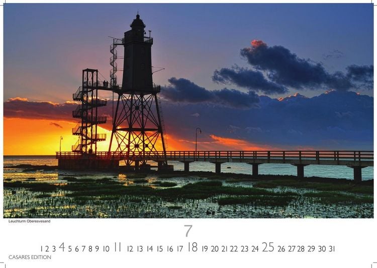 Produktbild: Nordseek&uuml;ste Kalender 2027 &ndash; Wandkalender | Fotokalender Deutschland 35x24cm | in 12 eindrucksvollen Bildern &ndash; Natur, Gezeiten, Strand und weite Horizonte