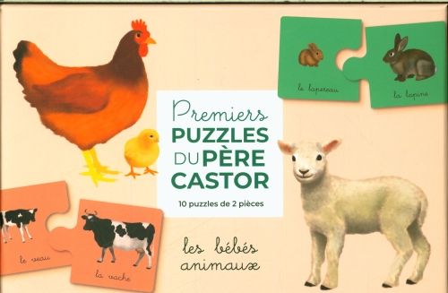 Produktbild: Les b&eacute;b&eacute;s animaux : premiers puzzles du P&egrave;re Castor