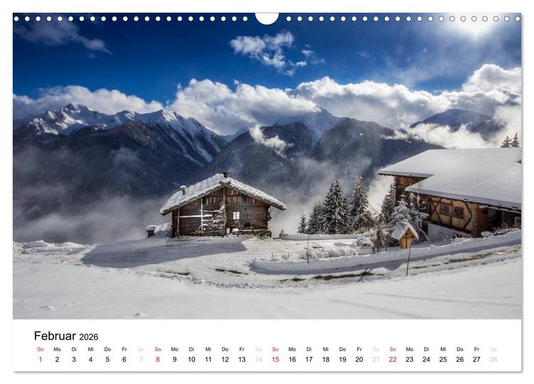 Produktbild: Bergbauernh&ouml;fe im Ultental (Wandkalender 2026 DIN A3 quer), CALVENDO Monatskalender