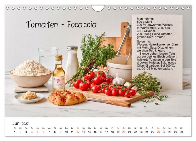 Produktbild: Tomatenzauber - frisch, w&uuml;rzig, selbst gemacht (Wandkalender 2027 DIN A4 quer), CALVENDO Monatskalender