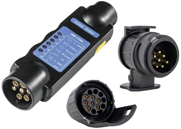 Produktbild: AS Schwabe 61468 Kabel Anh&auml;ngertester Pole:7/13