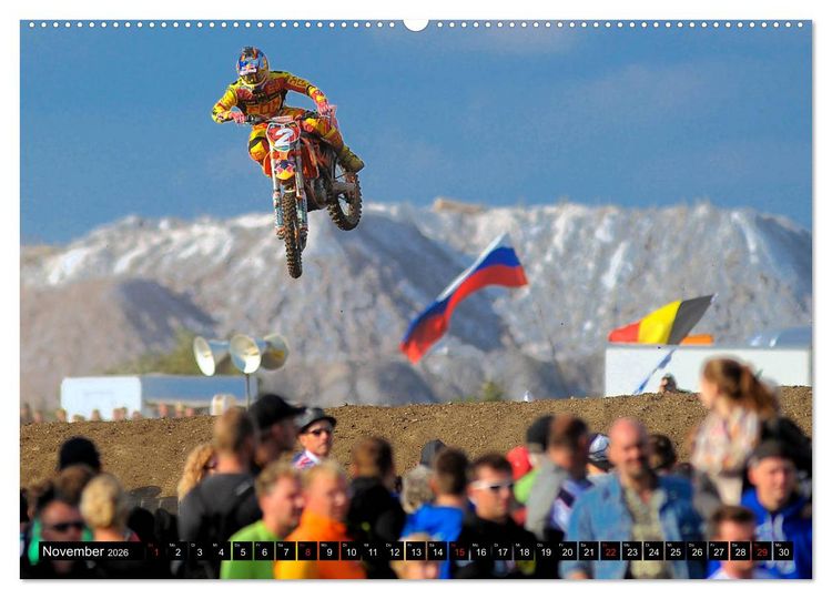 Produktbild: Blickpunkte Motocross (Wandkalender 2026 DIN A2 quer), CALVENDO Monatskalender