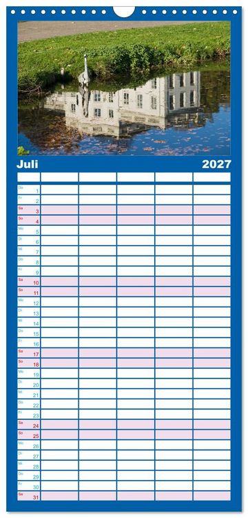 Produktbild: Familienplaner 2027 - ARNHEM mit 5 Spalten (Wandkalender, 21 x 45 cm) CALVENDO