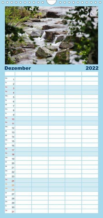 Produktbild: S&uuml;dnorwegen - Familienplaner hoch (Wandkalender 2022 , 21 cm x 45 cm, hoch)