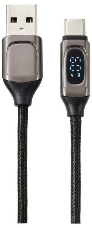 Produktbild: Renkforce USB-Kabel USB 2.0 USB-A Stecker, USB-C&reg; Stecker 0.50 m Silber (metallic) RF-6249500