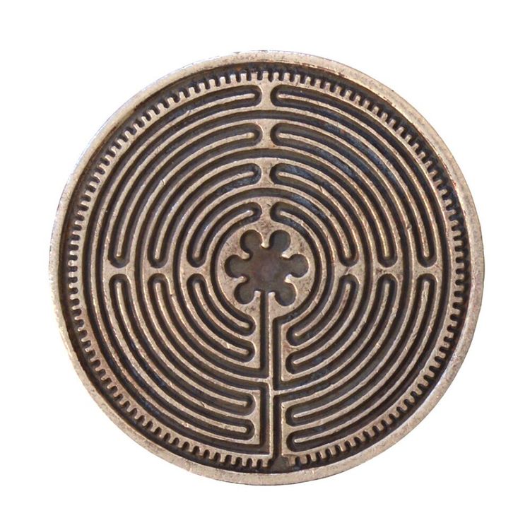 Produktbild: Gl&uuml;cksm&uuml;nze "Labyrinth Chartres"