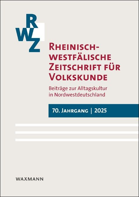 Produktbild: Rheinisch-westf&auml;lische Zeitschrift f&uuml;r Volkskunde 70 (2025)