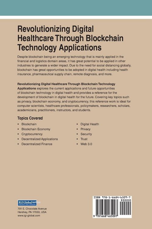 Produktbild: Revolutionizing Digital Healthcare Through Blockchain Technology Applications