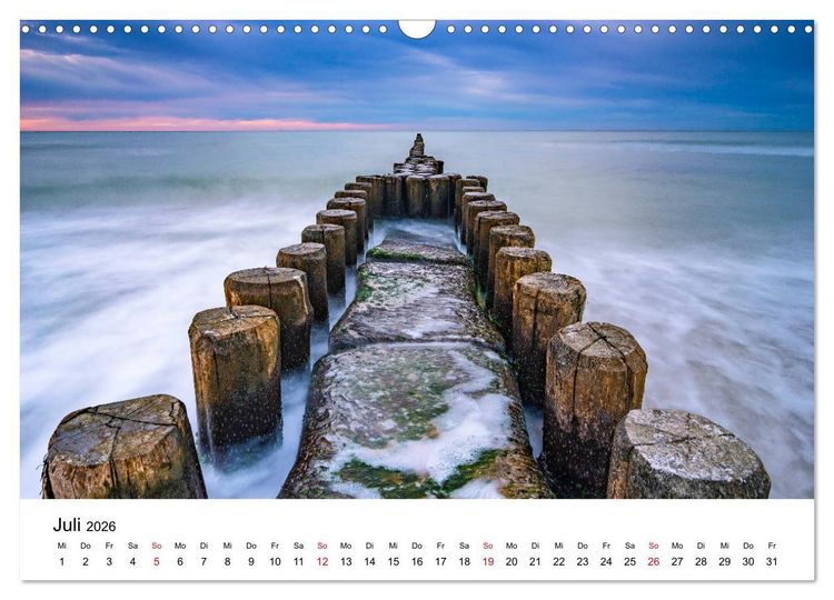 Produktbild: Fischland-Dar&szlig; - Stimmungsvolle Augenblicke (Wandkalender 2026 DIN A3 quer), CALVENDO Monatskalender