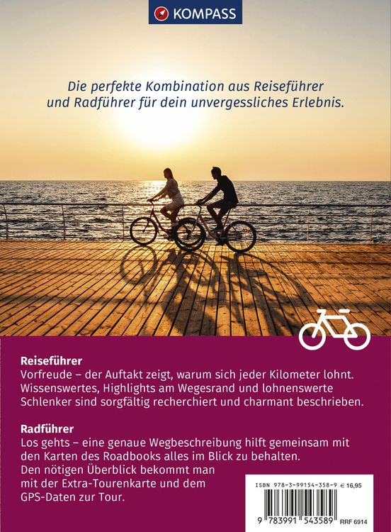 Produktbild: KOMPASS Radreisef&uuml;hrer Donauradweg &Ouml;sterreich