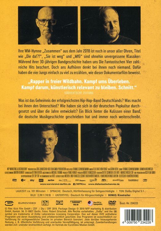 Produktbild: Wer 4 sind - Die Fantastischen Vier