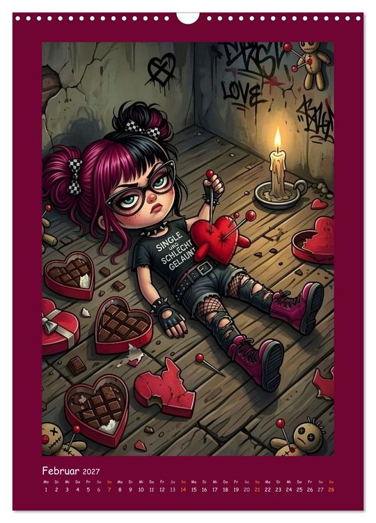 Produktbild: Fabulous Dolls - Gothic-G&ouml;res Abenteuer (Wandkalender 2027 DIN A3 hoch), CALVENDO Monatskalender