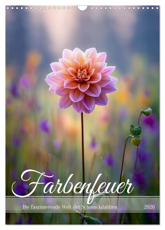 Produktbild: Farbenfeuer (Wandkalender 2026 DIN A3 hoch), CALVENDO Monatskalender