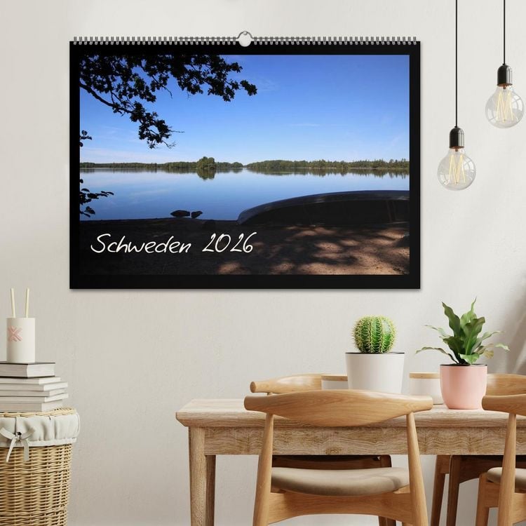 Produktbild: Schweden 2026 (Wandkalender 2026 DIN A2 quer), CALVENDO Monatskalender