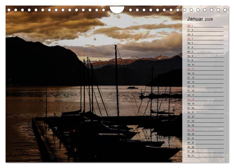 Produktbild: Impressionen vom Iseosee (Wandkalender 2026 DIN A4 quer), CALVENDO Monatskalender