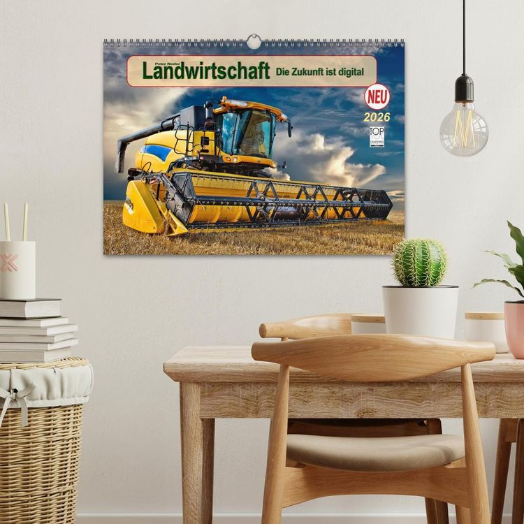 Produktbild: Landwirtschaft - die Zukunft ist digital (Wandkalender 2026 DIN A3 quer), CALVENDO Monatskalender