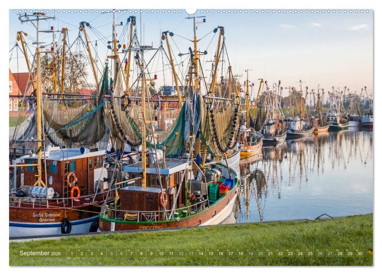 Produktbild: Greetsiel in Ostfriesland (Wandkalender 2026 DIN A2 quer), CALVENDO Monatskalender