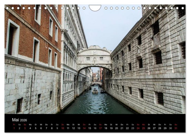 Produktbild: Venedig - la Serenissima (Wandkalender 2026 DIN A4 quer), CALVENDO Monatskalender
