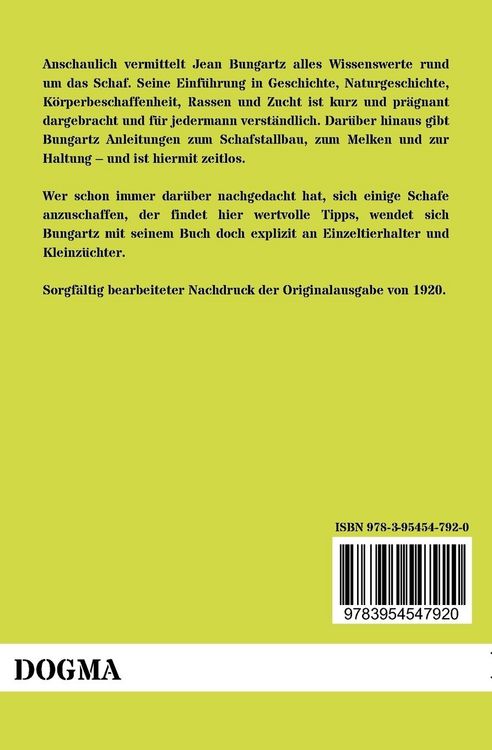 Produktbild: Das Schaf - seine Rassen, Zucht, Haltung, F&uuml;tterung