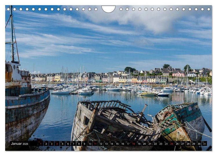 Produktbild: Bretonische Erinnerungen (Wandkalender 2026 DIN A4 quer), CALVENDO Monatskalender