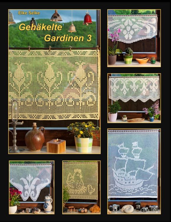 Produktbild: Geh&auml;kelte Gardinen 3