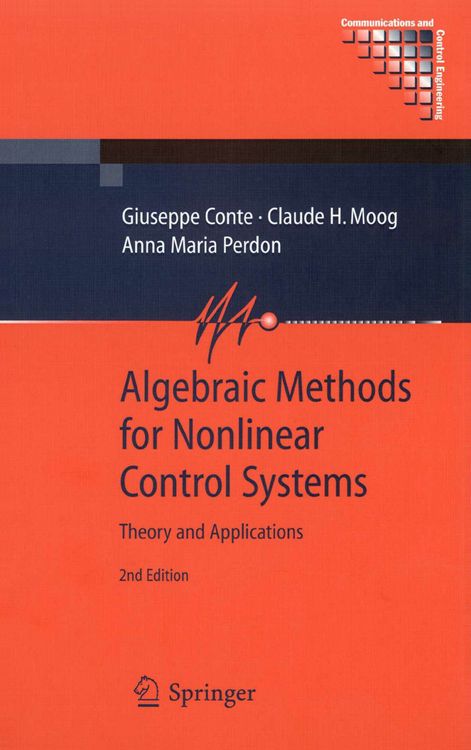 Produktbild: Algebraic Methods for Nonlinear Control Systems