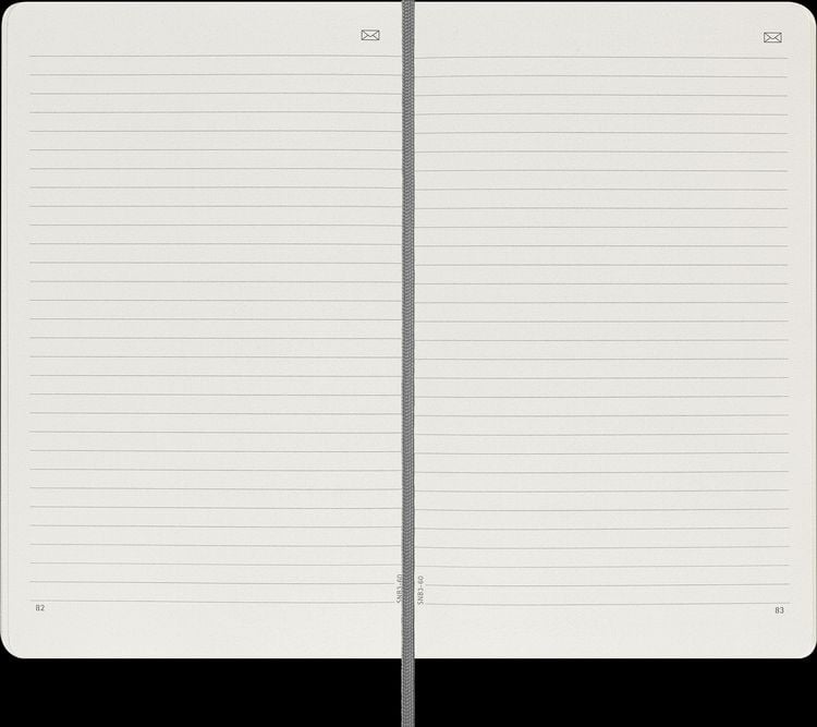Produktbild: Moleskine Smart Notebook, Large, Ruled, Black, Soft Cover (5 x 8.25)