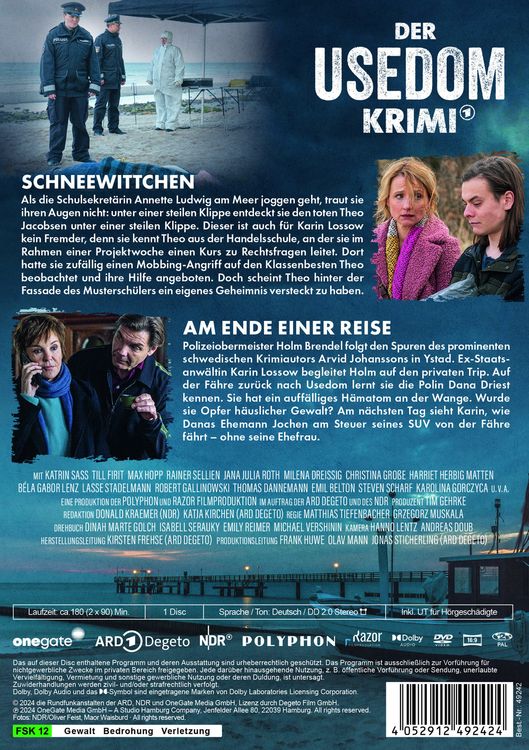 Produktbild: Der Usedom-Krimi: Schneewittchen / Am Ende einer Reise
