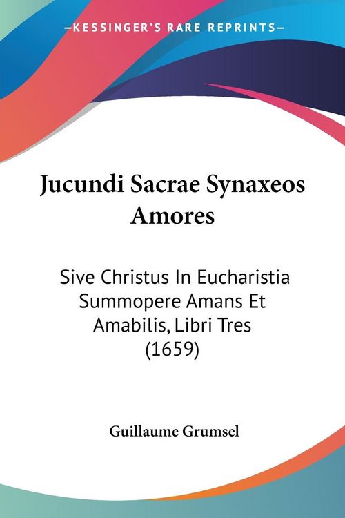 Produktbild: Jucundi Sacrae Synaxeos Amores