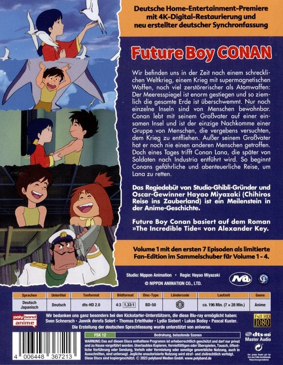 Produktbild: FUTURE BOY CONAN - Vol. 1 LTD. - Limited Edition mit Hardcover-Sammelschuber