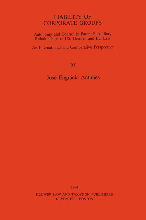 Produktbild: Liability of Corporate Groups