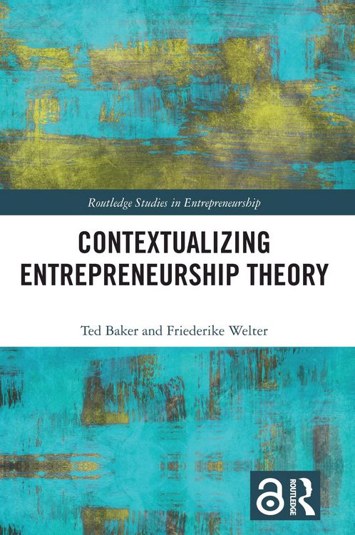Produktbild: Contextualizing Entrepreneurship Theory