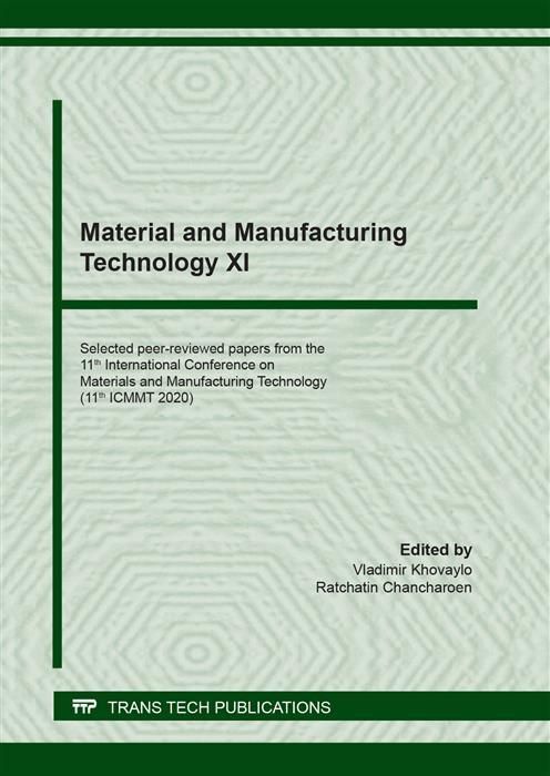Produktbild: Material and Manufacturing Technology XI